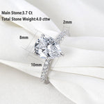 Load image into Gallery viewer, Pear Shape Promise Ring - 925 Sterling Silver - 4.0 Ct  AAAAA CZ
