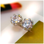 Load image into Gallery viewer, Crown™ Luxury Sterling Silver Zircon Earrings
